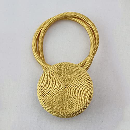 Clip magnético para cortina en salones modernos, alzapaños decorativos con perlas para el hogar