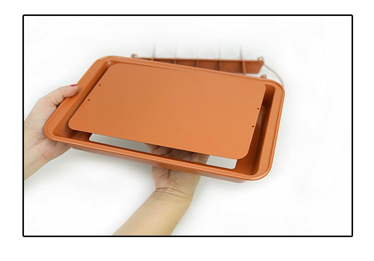 SVNR Brownie Tin, Non-Stick Brownie Pan with Dividers,18-Cavity,12 by 8 inches, Removable Base - Image 2