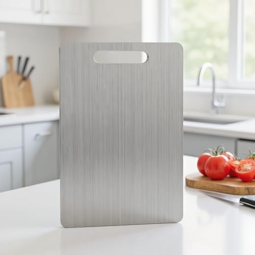 Tabla de cortar de cocina doble cara 24x15 cm miniatura 1