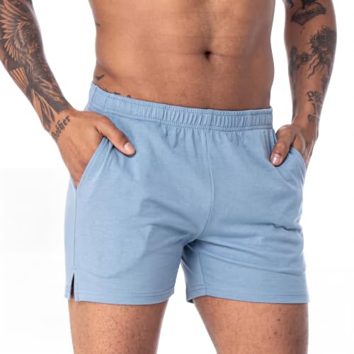 Image of AIMPACT Men's 4 inch Inseam Sleep & Lounge Pajama Shorts with Pockets