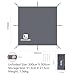 Hikeman Tent Footprint - Waterproof Camping Tarp, Heavy Duty Tent Floor Saver, Ultralight Ground Sheet Mat for Hiking, Backpacking, Hammock, Beach - Storage Bag Included(PU3000mm,300 * 300CM)
