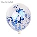 Produktbild 1 30,5 cm Gold Folie Konfetti Latex Luftballons Seidenpapier Konfetti Luftballons Hochzeit Silvester Party Weihnachten Decor round dots blau