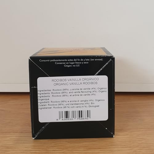 Rooibos biologique avec vanille Cafés Guilis infusion sachet pyramide