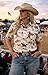 Western Shirts for Women Cowgirl Shirt Cowboy Outfit Country Rodeo Tops Hawaiian Vacation Button Up Short Sleeve Blouses Apricot