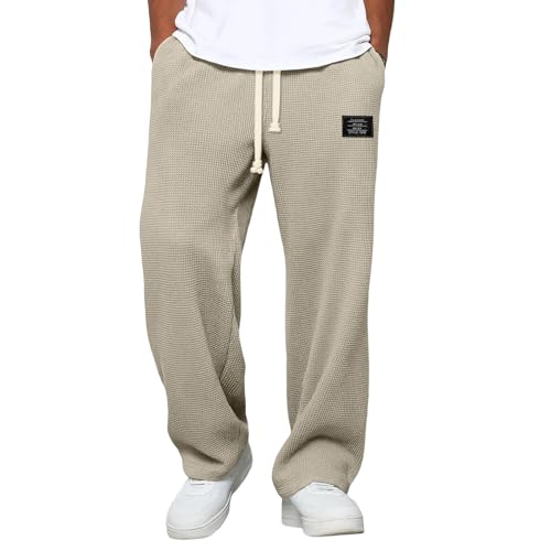 Bas de Jogging Homme Pantalon Cargo Fashion Fitness Sweatpants Ceinture Lastique Survetement Droit Décontracté Activewear Pantalons pour Le Sport, Les Loisirs