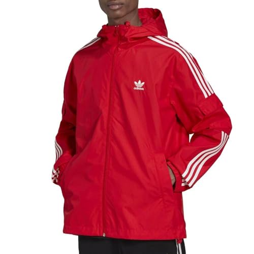 adidas Windjacke, Rot, Herren, 3-Stripes, Wb Fz, Rot, L, rot