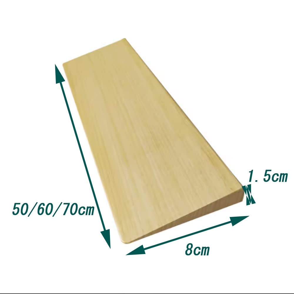Rampa antideslizante de madera maciza para sillas de ruedas para puertas, interiores, baños, escalones de bajo perfil, rampa de movilidad para personas mayores y discapacitadas