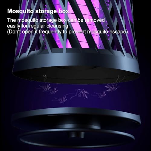 Image of Dialust Electric Mosquito Killer Lamp for Indoor & Outdoor | UV Light Insect Trap with Hanging Hook | Safe & Silent Bug Zapper for Home, Bedroom, Garden & Camping (Mosquito Killer Zapper)
