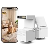 Picture of psync Genie S 2.5K Security Camera Indoor for Pet/Dog/Cat, Built-in 32GB Storage, No Subscription Local Storage, 2-Way Audio, Privacy Mode, AI Tracking, Pan&Tilt, Alexa & Google Assistant Compatible