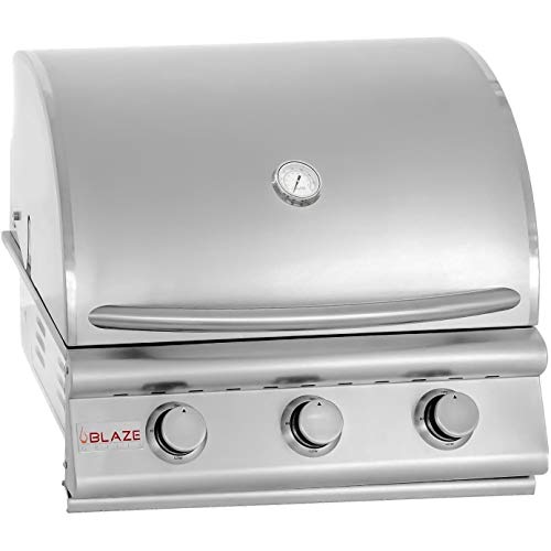 25" 3-Burner Built-In Gas Grill Gas Type: Natural