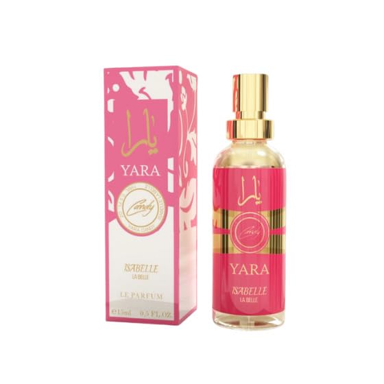 Perfume Isabelle La Belle Yara, Perfume Árabe EDP, Fragrância Doce de Morango, 15ml