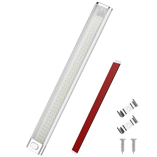 URAQT 12V LED Interior Lights Bar, 120 LED Universal Strip Light with On/Off Switch, 1 Pack Motorhome Interior Lights Ceiling Roof Lights Indoor for Camper Van Caravan RV Indoors Strip Light