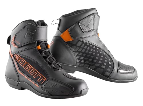 Bogotto GPX Motorradschuhe, schwarz/orange, 36