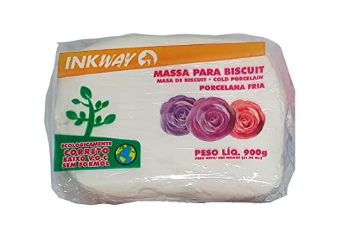 Massa De Porcelana Fria Biscuit 900G Branco 106336