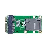 Schnittstellen – Es gibt Mini-PCIe-Buchsen zum Anschluss von 4G-LTE-Modul, Mini-PCIe-Stecker zum Anschluss an andere Geräte, SIM-Kartenslot (Push-Push-Typ), der Hot-Plugging nicht unterstützt.
