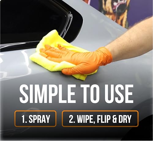 Image of Car Wax Spray - Streak-Free Instant Mirror Shine for Paint & Trim, 25 Fl Oz | Made in Italy Car Wax Spray for Streak-Free Mirror Shine on Paint & Trim