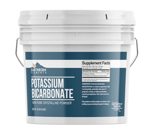 Earthborn Elements Potassium Bicarbonate (1 Gallon), Wine Making, Cheese Making, Brewing