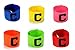 Wrzbest Captain's Armband Soccer Football Rugby Captain Armbands for Youth and Adult,Anti-Drop Design - Pack of 6 (Green,Pink)