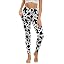 Spot Cow Print White Black