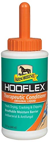 Este líquido acondicionador Absorbine Hooflex casco (450 ml o 887 ml) - protege contra secado y craqueo Talla:450 ml