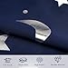 WUBODTI Boys Curtains Navy Blue 100% Blackout Star Curtains Cute Space Themed Thermal Insulated Room Darkening Blackout Short Drapes for Kids Room Nursery Boys Bedroom(W52 x L63, 2 Panels)