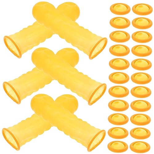 Gadpiparty Latex Finger Protectors 100pcs Pain Relief Covers Finger Joint Sleeves Use