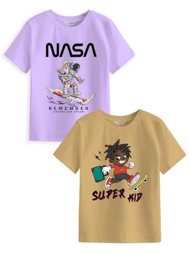 Image of Dagcros Half Sleeve Round Neck Cotton Tshirt for Boys