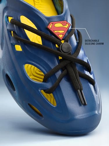 Image of The Souled Store Hydros: Men Clogs | Lightweight EVA Slip-on Sandals for Men with Adjustable Velcro Strap, Removable Laces & Detachable Naruto Silicone Charms