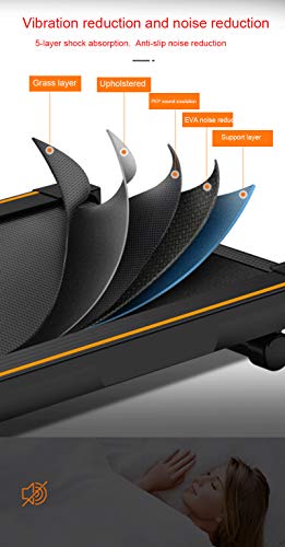 Image of Treadmill Foldable Mechanical Treadmill Multifunction Silent Treadmill HD LED Eye Protection Display Speed Adjustment 0.8-12km /h