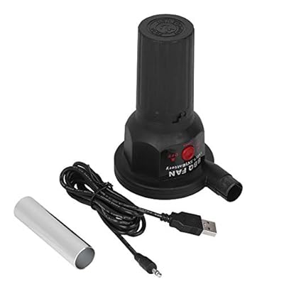 TOPINCN Portable Air Blower BBQ Fan 5V Rechargeable Lightweight BBQAir Blower for Barbecue Picnic Camping Outdoor Cooking Tool