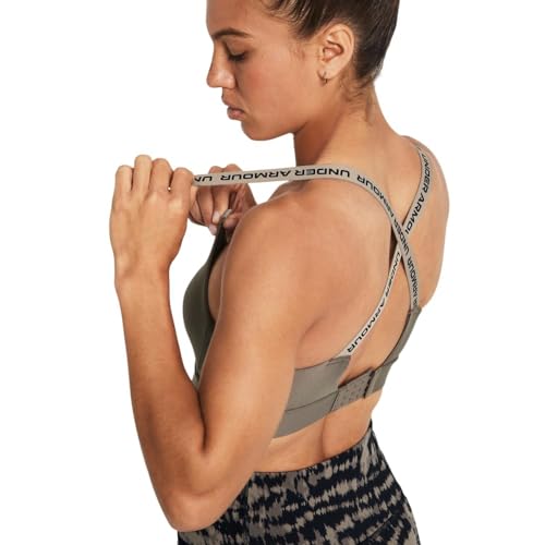 Image of Under Armour Women's Armour Mid Heathered Sports Bra