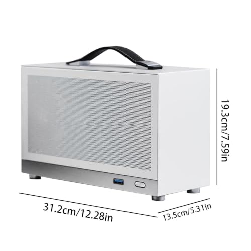 Chasis abierto ITX portátil para montaje de PC doméstico de aluminio 4