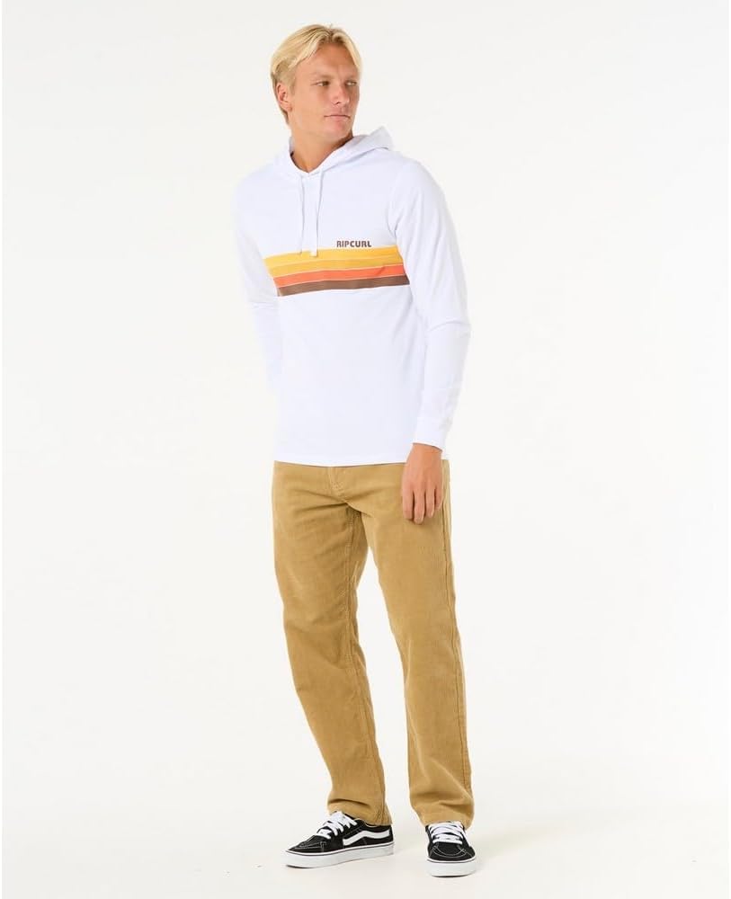 Rip Curl New Surf Revival Pullover Hoody - Optical White