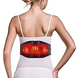 FEETMOR Heating Pad for Back Pain Relief - Heated Back Massage,7.4V Rechargeable 3000mAh Lithium Bat
