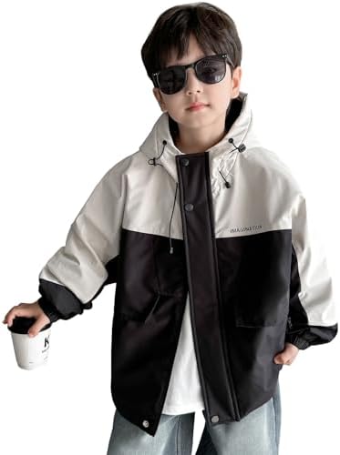 ジャケット・アウター BOY Amazon.co.jp: [BLZXIAN] 男の子 マウンテンパーカー フード付き