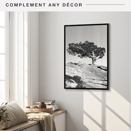 Image of MCS Everline Collection 16x24 Poster Frame Black, Vertical & Horizontal Wall Hanging Large Picture Frame for Photos, Posters & Art Prints (1-Pack)