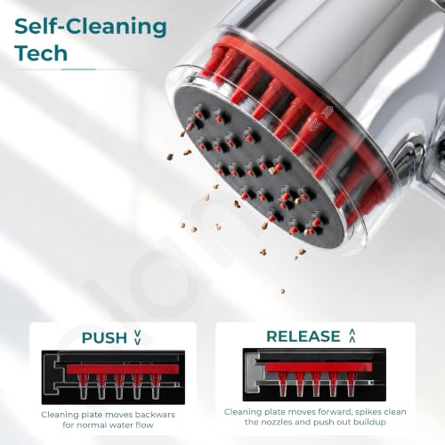 Image of Plantex Health Faucet Set /ABS Jet Spray with 1.2M Stainless Steel Hose Pipe for Toilet /Self Adhesive Hand Shower Holder /No Drilling Wall Mount - (Chrome, Combo)