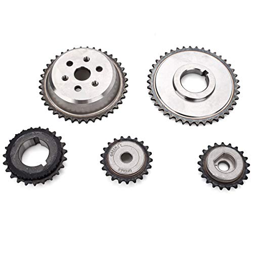 PUENGSI Replace 12680750 9-4201S 9-4201SX Engine Timing Chain Kit Tensioner Crank Sprocket Shaft Sprocket Guide Rail fit for Buick Chevy Pontiac SAAB Saturn 2.0L 2.2L 2.4L 3.0L - Thumbnail 6