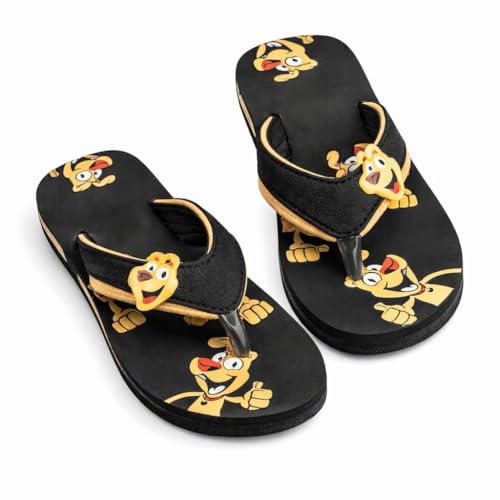 Image of Kids' Flip Flop Slippers, soft and Lightweight sole, Super Flexible, Comfortable & Arch Support, Durable Indoor and Outdoor Slippers