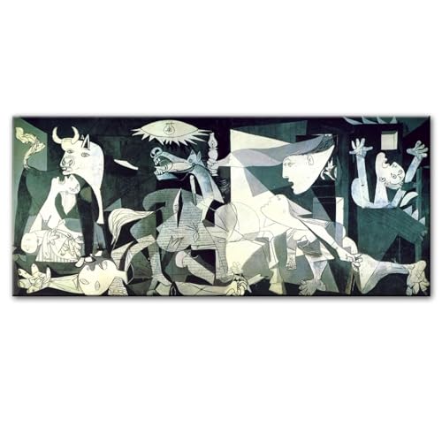 Picasso Guernica peinture affiche murale salon chambre adulte 80x160 cm