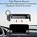 AbeeyGeomarn Car Phone Holder for 2022 2023 2024 Mitsubishi Outlander Accessories Apply to 9 Inch Touch Screen Fixed Clip Magnetic Cell Phone Mount Hands-Free