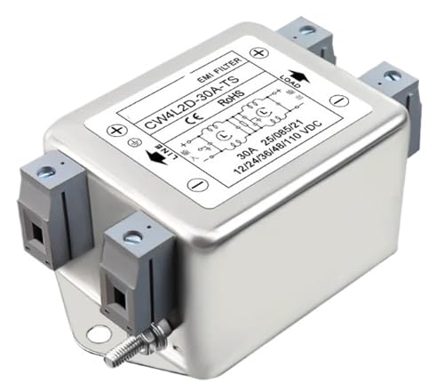 Filtro EMI CC CW4L2D-30A-TS de doble etapa de 30A para eliminar el ruido de audio en el coche