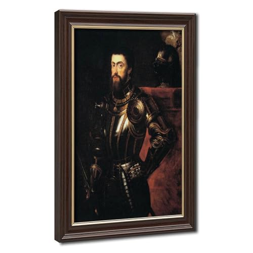 Tableau Charles V en armure Rubens décoration murale haut de gamme pour salon