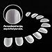 Makartt Nail Tips,Short Oval,Natural Color,500pcs 10 Sizes,Full Cover,Press on Nails for Easy Nail Extension Manicure Fake Nails Acrylic Nails False Nails for Gel Polish Nail Art Nail Salon DIY Nails