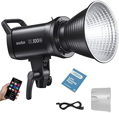 Luce LED Godox SL100Bi 100W Bicolore - 2800K-6500K, Bowens Mount, Per Foto E Video
