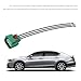 HiSport Headlight Connector Wiring Harness Replace Compatible 68064997AA with Chrysler Jeep Headlight Daytime Running Lamp Parking Light H13