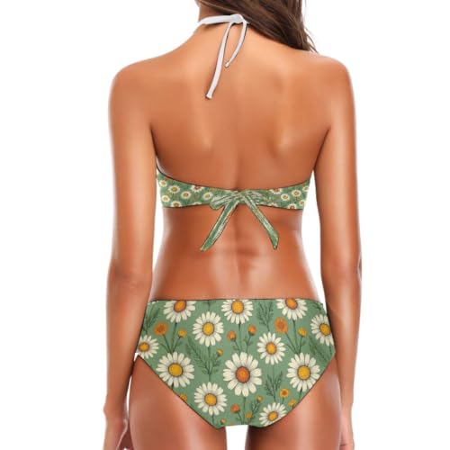 Bikini triangle réglable et maillot de bain confortable sans fil