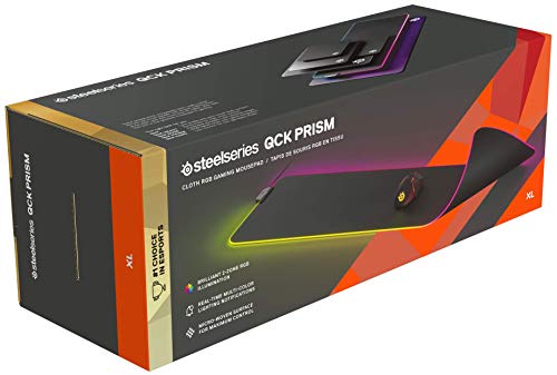 SteelSeries-QcK-Prism-XL-Alfombrilla-de-raton-para-juegos-Iluminacion-RGB-de-2-zonas-Iluminacion-de-eventos-en-tiempo-real-Optimizada-para-sensores-de-juego-Tamano-XL-900mm-x-300mm-x-2mm