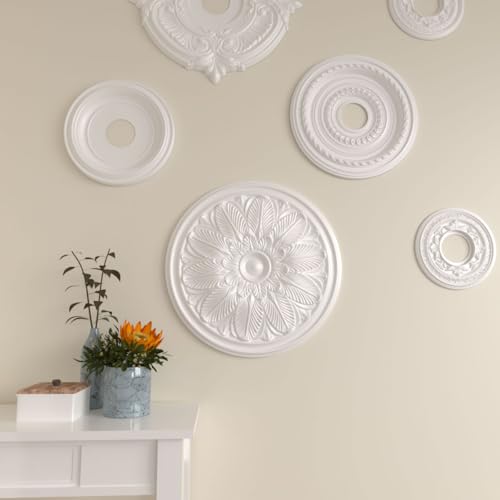 Image of Ekena Millwork CM22BOIGS Bordeaux Ceiling Medallion, Iridescent Gold