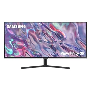 Samsung Monitor HRM ViewFinity S50GC (S34C502), Flat, 34'', 3440x1440 (WQHD), 21:9, HDR10, VA, 100 Hz, 5 ms, FreeSync, HDMI, Display Port, Ingresso Audio, PIP, PBP, Eye Saver Mode, Flicker Free